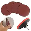 12Pcs Sanding Discs Kit 5 inch for Drill Sanding Pads Round Sandpaper Sanding Discs Grinding Pads Sheets for General Polishing Cleaning