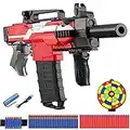 Pistola Juguete Eléctrica con Clip de 12 Dardos, Blaster Automático Grande para Flechas Nerf con 100 municiones, 3 Modos de Disparo, USB Recargable, Regalos para niños y Adolescentes de 6 a 12 años