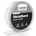 GAUDER Metallband selbstklebend I Ideal für Tonies®-Figuren & -Regale I Ferroband I Magnetband für Magnete I Eisenband I Stahlband (3m)