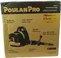 Poulan Pro PR48BT, 48cc 2-Cycle Gas 475 CFM 200 MPH Backpack Leaf Blower