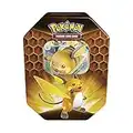 Pokemon TCG: SM11.5 Hidden Fates Gx Tin- Raichu + 1 of 3 Foil Pokémon-GX Cards + 4 Booster Pack
