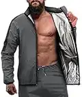 RDX Sauna Suit Weight Loss, Full Body Heat Sweat Suit, REACH OEKO TEX 100 CERTIFIED, Anti Rip Long Sleeves Tracksuit Boxing