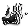 Hail Mary American Football Handschuhe Gloves Receiver Empfänger 2.0 Black & White Edition (L)