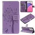 Zchen Funda para Galaxy A33 5G, Funda Piel con Tapa Suave TPU y Cuero de PU Tipo Libro Billetera Resistente a los Golpes Carcasa para Samsung Galaxy A33 5G