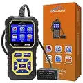 DonosHome OBD-II Diagnosewerkzeuge OBD2-Scanner Diagnose-Motorfehlercode-Leser Batteriestandsanzeige Voltmeter Freeze Frame DTC-Suche O2-Sensor I/M-Bereitschaft Crangking-System Testwagen Seit 1996