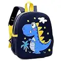 NA NA Dinosaur School Bag, Kids Backpack, 3D Printed Cartoon School Bag, Kindergarten Preschool Rucksack, Boys Girls Bookbag