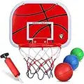 Indoor Mini Basketballkorb Basketball Hoop, kleine Bälle über Tür Small Board Hoop Spiel Set für Tür und Wandhalterung, Pool Basketball Reifen mit komplettem Zubehör Basketball Spielzeug Geschenke