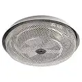 Broan-NuTone 157 Low-Profile Fan-Forced Ceiling Heater, Enclosed Sheath Element for Bathroom, Kitchen, and Home, Standard, Satin Aluminum