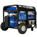 DuroMax XP13000HX Dual Fuel Portable Generator - 13000 Watt Gas or Propane Powered - Electric Start w/CO Alert, 50 State Approved