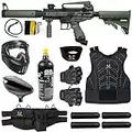 Maddog Tippmann Cronus Tactical Protective CO2 Paintball Gun Marker Starter Package - Black/Olive