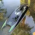 SOWOFA Bateau télécommandé 2.4 GHz 4CH Électrique RC Haute Vitesse Racing Ship pour Lake Boy Enfants Tout-petits