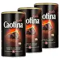 Caotina noir, Cacao en Polvo de Chocolate Oscuro Suizo, Bebida Caliente de Chocolate, Pack Triple, 3 x 500 g