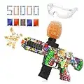 Beforalla Electric Gel Ball Blaster Gun with 50000 Water Beads，Automatic Toy, Electric Splatter Water Pellet Gel Blaster for Adult Kids