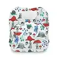 Thirsties Natural Newborn All in One Reusable Cloth Diaper, Hook & Loop Closure, Forest Frolic (5-14 lbs)