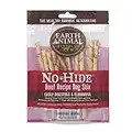 Earth Animal No Hide Dog Chew - The Healthy Rawhide Alternative Long Lasting Dog Treats - Stix, Beef (45g)