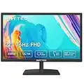 Antteq 22-Zoll-Business-Computermonitor, FHD 1080p 75Hz Desktop-Monitor, Low Blue Light, Augenkomfort, HDMI-VGA-Anschlüsse, LED-PC-Monitor, Schwarz