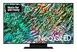 Samsung Neo QLED 4K QN90B 50 Zoll Fernseher (GQ50QN90BATXZG, Deutsches Modell), Quantum HDR 1500, Neo Quantum Prozessor 4K, Dolby Atmos, Smart TV [2022], Titanschwarz