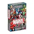 Waddingtons Number 1 Marvel Universe Playing Card Game, play with your favourite superheroes including Iron Man, Spider-Man and Captain America, gift and toy for boys, girls and adults Aged 6 plus