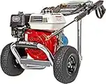 SIMPSON Cleaning ALH3228-S Aluminum Series 3400 PSI Gas Pressure Washer, 2.5 GPM, HONDA GX200 Engine, CAT Triplex Pump, Includes Spray Gun, Extension Wand, 5 QC Nozzle Tips, 5/16" x 25' Monster Hose