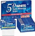 tiras blanqueadoras de dientes blanqueador dental 5D white whitening strips 2 tira blanqueadora exprés 7 paquete regular