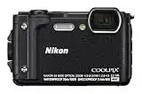 Nikon W300 Waterproof Underwater Digital Camera with TFT LCD, 3in, Black (26523) (Renewed)