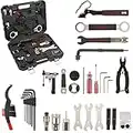 FOURROBBER 24 Piece Bike Tool Kit Bicycle Repair Tool Box Compatible - Mountain/Road Bike Maintenance Tool Set with Storage Case