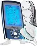 MEDVICE Rechargeable Tens Unit Muscle Stimulator, 2nd Gen 16 Modes & 8 Upgraded Pads for Natural Pain Relief & Management, FDA Cleared Electric Pulse Impulse Mini Massager Machine