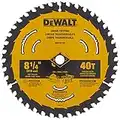 DEWALT Circular Saw Blade, 8 1/4 Inch, 40 Tooth, Cross Cutting (DWA181440)