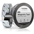 GAUDER Magnetic Tape Self Adhesive (40 mm x 3 m) | Magnet Strips with Adhesive Backing | Sticky Back Magnet Roll