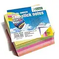 D.RECT | Bloc-notes Autocollant | Bloc-notes Autocollant Compact | 76x76mm 400 feuilles | Pour Coller Sur le Réfrigérateur, le Mur | Super Sticky Notes | Couleurs