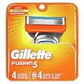 Gillette Fusion5 Men's Razor Blade Refill Cartridges, 4 Count