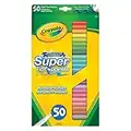 Crayola 50 Super Tips Washable Markers Arts & Crafts, 51 Count (Pack of 1), 56-8150