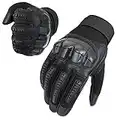 Neusky Gants Tactiques pour Homme - Écran Tactile - Gants de Cyclisme - Gants de VTT - Gants de Sport d'extérieur - Idéaux pour Airsoft, Militaire, Paintball, Chasse (Noir, M)