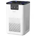 CONOPU Purificador De Aire Con Filtro Hepa H13, Air Purifier con Función de aromaterapia, Purificador De Aire Para Alergias Hogar con Filtración en 3 etapas, Luz nocturna