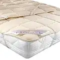 PROCAVE sur-Matelas en Laine Vierge, protège-Matelas Respirant, Housse pour Matelas doté de 4 Coins élastiqués, alèse 160x200 cm