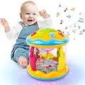 L&Y Baby Toys 6 to 12 Months, Ocean Projector Light Up Toys with Music, Sensory Toys for 1 2 3 Year Old Boys Girls, Musical Toys 12-18 Months Crawling Learning Tummy Time Toys 1st Birthday Gifts