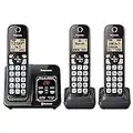 Panasonic KX-TG833SK Bluetooth Link2Cell Cordless Phone with Voice Assist and Answering Machine = 3 Handsets