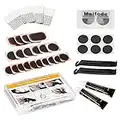 Bike Inner Tire Patch Repair Kit - with 20 PCS Vulcanizing Patch, 6 PCS Glueless Puncture Patchs, Portable Storage Box, Metal Rasp and Tire Lever - for MTB BMX Road Mountain Bicycle