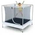 EL&IT·Wings Trampoline for Kids-6.5FT/4.5FT Indoor/Outdoor Toddler/Kids Trampoline with Net, Safety Small/Baby Trampoline with Enclosure-Birthday Gift for Children Age 1-8