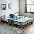 Home Treats Solid Metal Platform Bed Black. Minimalist Bed Frame (King Size 5ft, No Mattress)