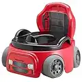 The First Years Training Wheels Racer Toddler Potty Training Toilet - Race Car Potty Training Potty - Includes Detachable Toddler Toilet Seat and Kids Potty - Ages 18 Months and Up