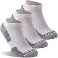 ZEALWOOD No Show Socks, Women Non Slip Athletic Running Sock Merino Wool Low Cut Socks Grey Medium