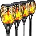 Aityvert Upgraded Larger Solar Torch Lights, Waterproof Outdoor Dancing Flames Lights, Flickering Flames Garden Lights, Landscape Decoration Pathway Patio Lights 43" 96 LED (4)