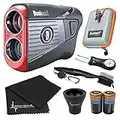 Bushnell Tour V5 Shift Laser Golf Rangefinder with Included Carrying Case, Lens Cloth, Carabiner, Two (2) CR2 Batteries and Wearable4U Ultimate Golf 3 Tools Bundle