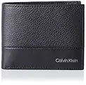 Calvin Klein Subtle Mix Bifold 6Cc W/Bill, Billetera para Hombre, CK Black, Talla única