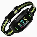 Seahighpet Rechargeable Dog Bark Collar: Anti Barking Collar with 5 Adjustable Sensitivity Smart Triggering No Bark Collars for Small Medium Large Dogs with Beep | Vibration | Shock