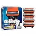 Gillette ProGlide Power Cuchillas de Afeitar Hombre, Paquete de 4 Cuchillas de Recambio (el embalaje puede variar)