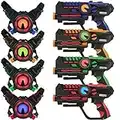 ArmoGear Infrared Laser Tag Guns and Vests - Laser Battle Mega Pack Set of 4 - Infrared 0.9mW