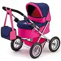 Bayer Design 13013 - Puppenwagen Trendy, rosa/blau, ‎67 x 41 x 68 cm