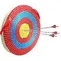 Archery Target， Solid Straw Round Target，Traditional Bow Arrow Target，Straw Target，used for outdoor sports archery bow, darts and shooting practice for adults and children, 50cm x 3 layers